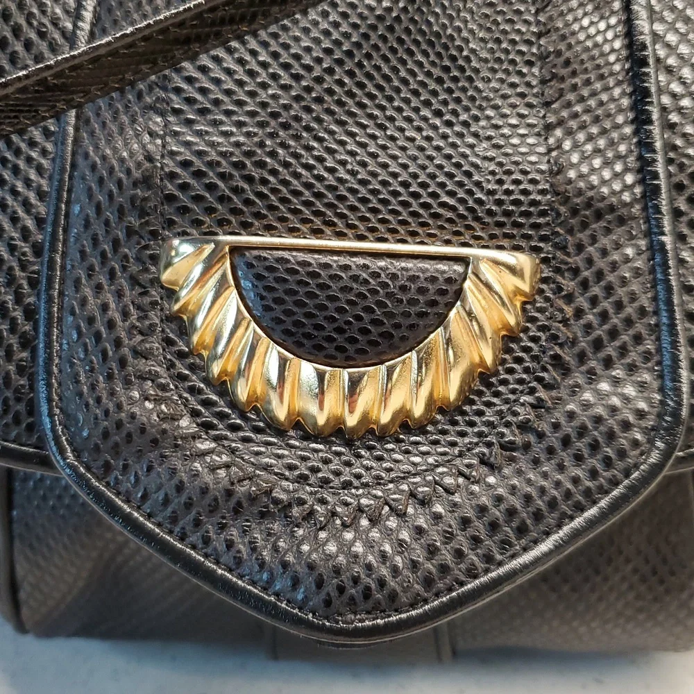 USA🇺🇲 SHARIF Elegant Black Leather Crossbody Bag